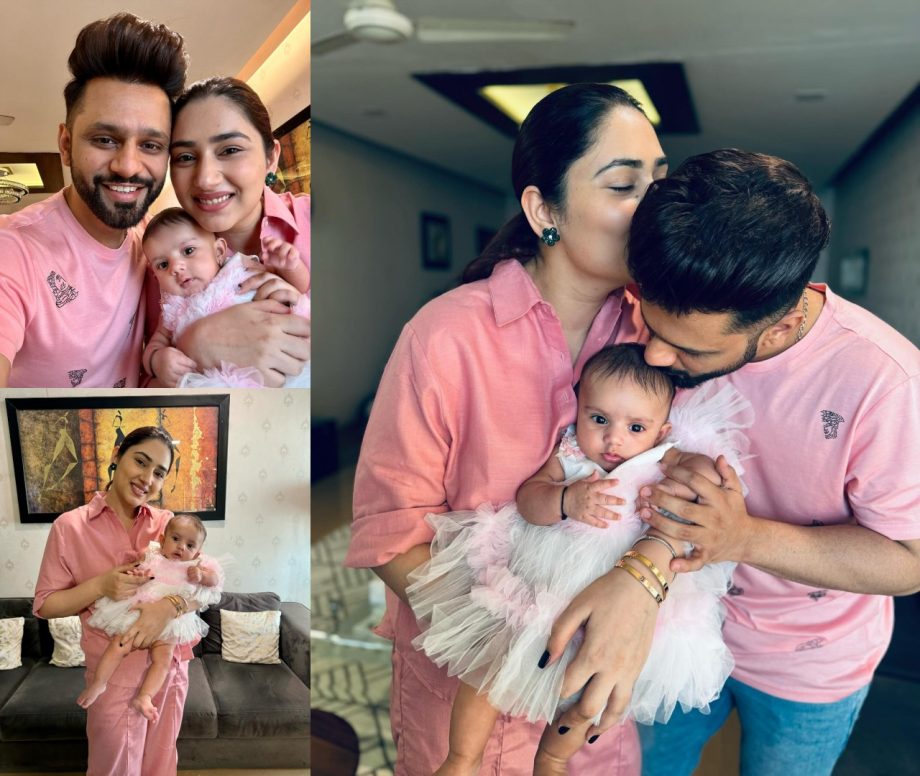 Rahul Vaidya-Disha Parmar Reveal Daughter Navya's Face For The First Time, See Now 883009