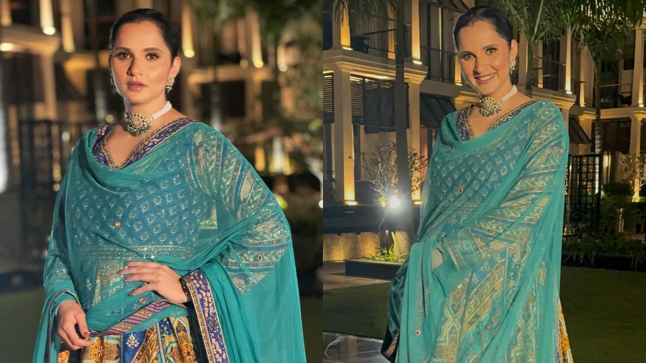 Sania Mirza Is A Vision In Traditionally Crafted Anarkali Suit, Take A Look 882712