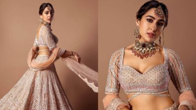 Sara Ali Khan Looks Wow In Bridal Lehenga, Saba Pataudi Reacts
