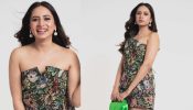Sargun Mehta Looks Cute In Floral Backless Mini Dress
