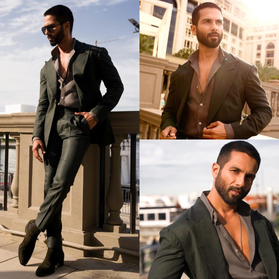 Shahid Kapoor Stabs Hearts In Grey Suit With Sunglasses, See How 881158