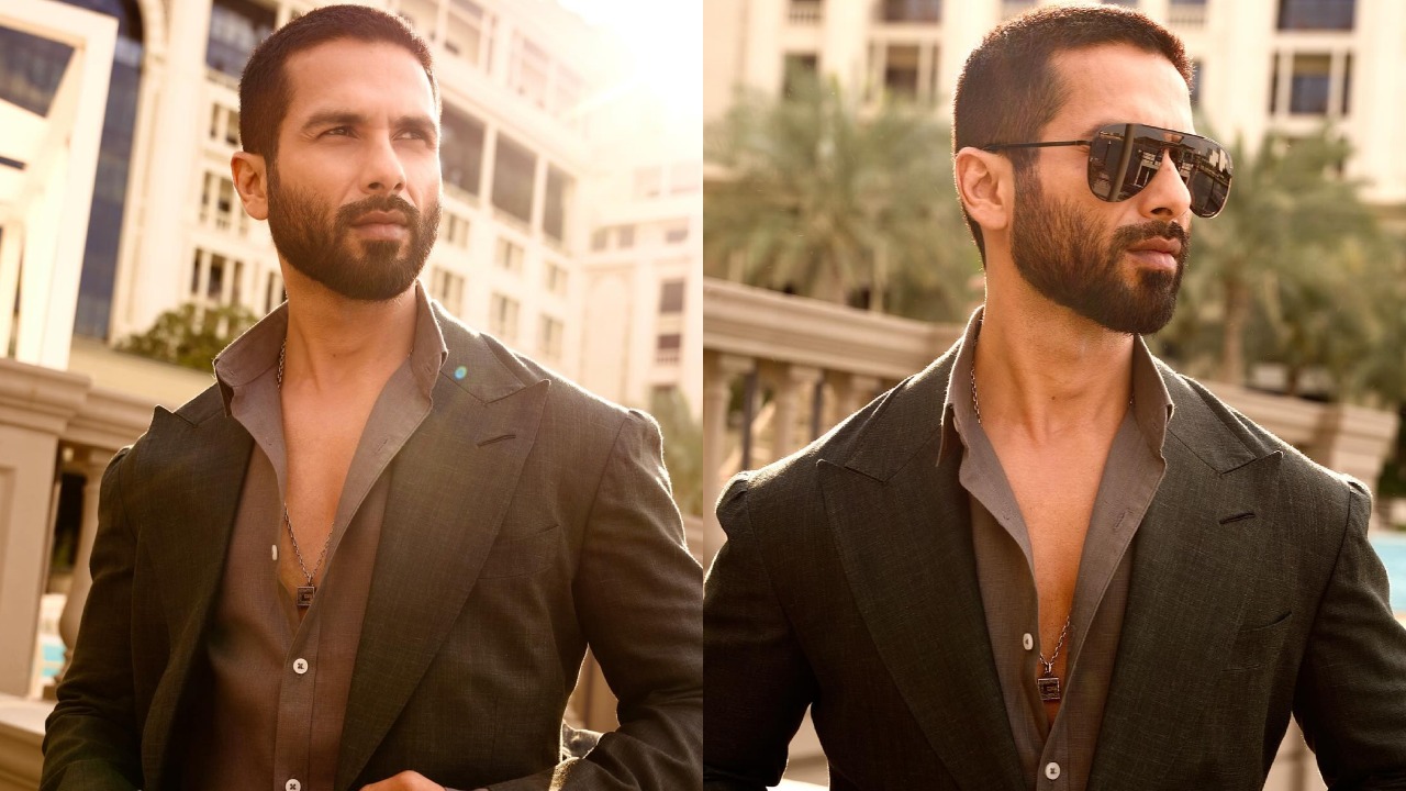 Shahid Kapoor Stabs Hearts In Grey Suit With Sunglasses, See How