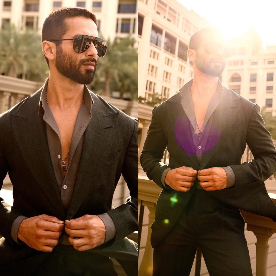 Shahid Kapoor Stabs Hearts In Grey Suit With Sunglasses, See How 881157