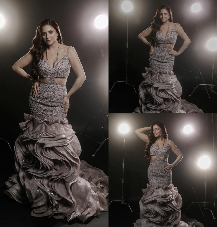 Shraddha Arya Looks Captivating Mermaid In Ruffle Trail Gown, Take A Look 883942