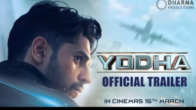 Sidharth Malhotra’s Yodha seals its place in the history of Hindi Cinema with first-ever in-flight trailer launch
