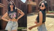 Sunday Vibes: Anushka Sen Goes Quirky In Denim Shorts & Crop Top