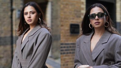 Take Lessons From Sargun Mehta To ‘Boss It Up’ In Baggy Pantsuit