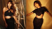 Tara Sutaria Dazzles In Shiny Black Two-piece Outfits, See Photos 881162