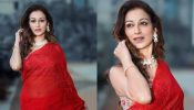TMKOC'S Sunayana Fozdar Is Vision In Red Ruffle Saree, Take A Look 881592