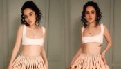 Urfi Javed Flaunts Hourglass Figure In Tank Top & Dolls Stitched Skirt, Watch