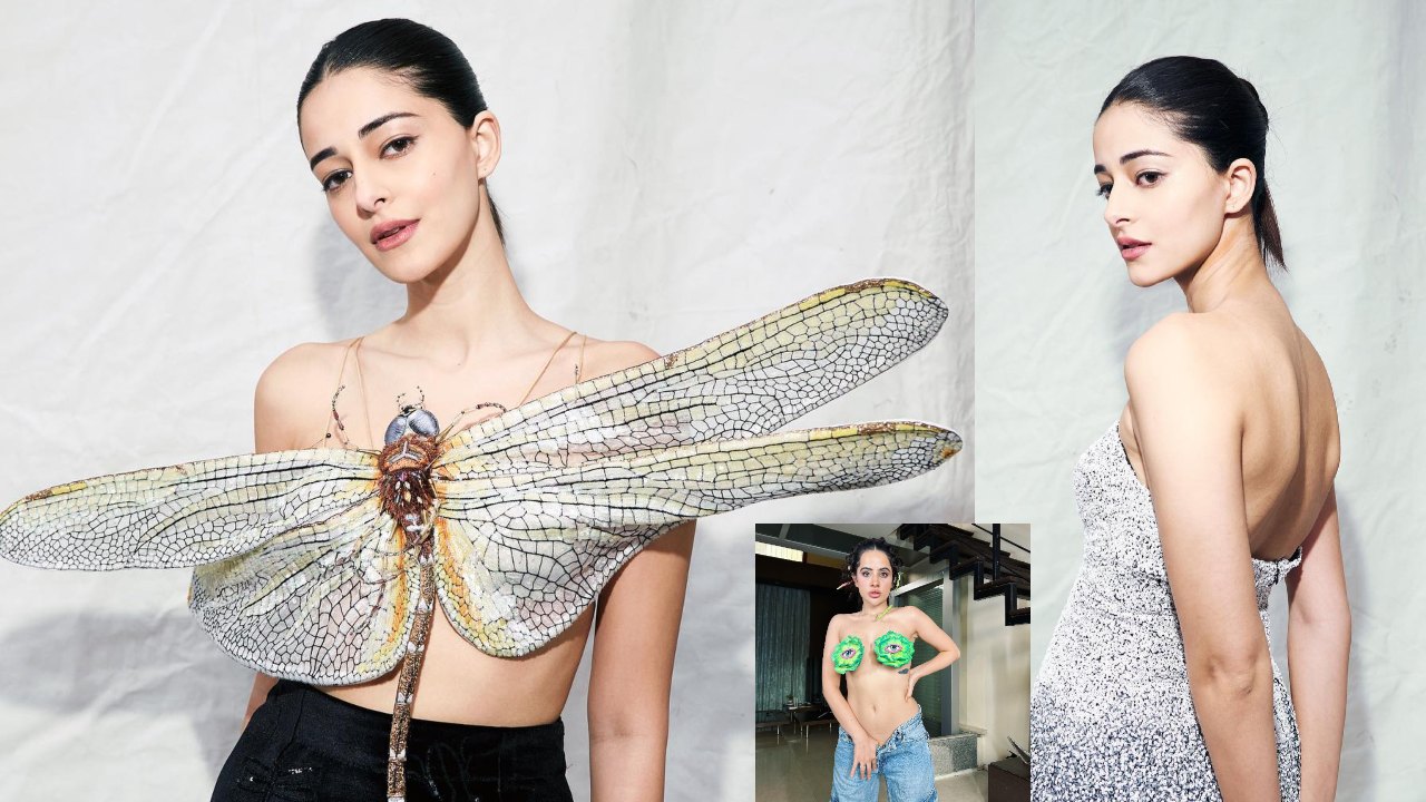 “Urfi Javed Version 2,” Says Netizens On Ananya Panday’s Butterfly Dress From Paris Haute Couture Week