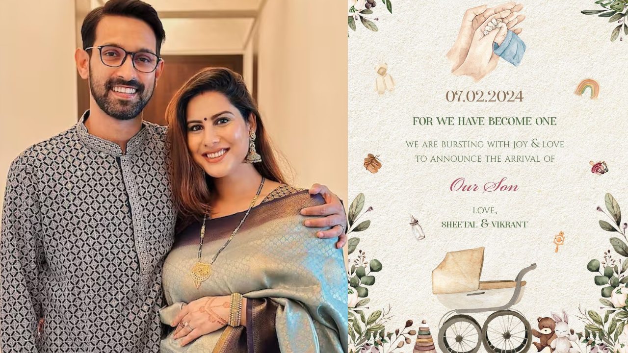 Vikrant Massey and Sheetal Thakur welcome their first child, a baby boy