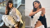 White Saree, Black Blouse & Smokey Eyes: Mouni Roy's Homesick Vibe 883778