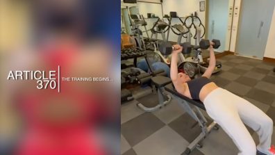 Yami Gautam shared the training session video as she prepares for her character Zooni Haksar in Article 370 and wrote, “I am deeply grateful for the countless hours of training, motivation, and genuine care”