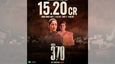 Yami Gautam starrer Article 370 became the first female oriented film of 2024 to breach the whooping 15.20 crores numbers in only two days
