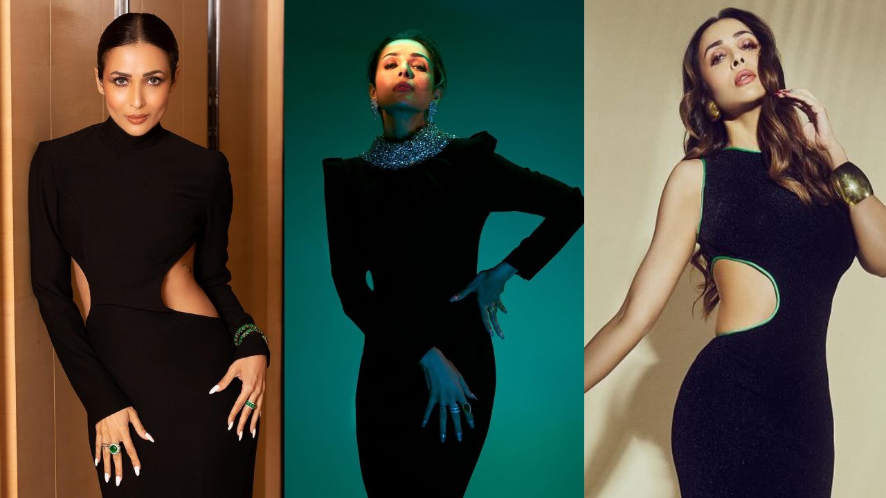 3 Times Malaika Arora Set Bar High In Black Bodycon Outfits 888123