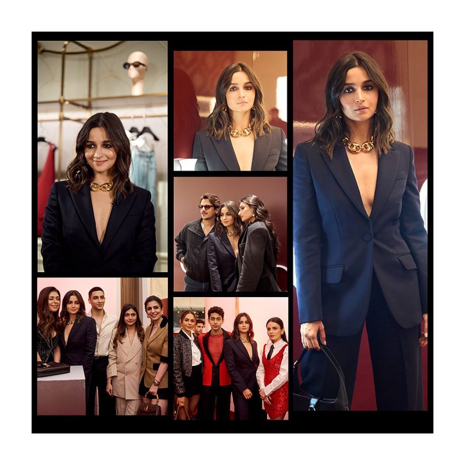 Alia Bhatt Elevates Power Dressing With Edgy Twist In Black Blazer And Pants 885521