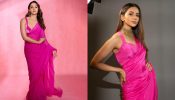 Alia Bhatt Or Rakul Preet Singh: Who Looks Mesmerizing In Rani Pink Simple Saree?