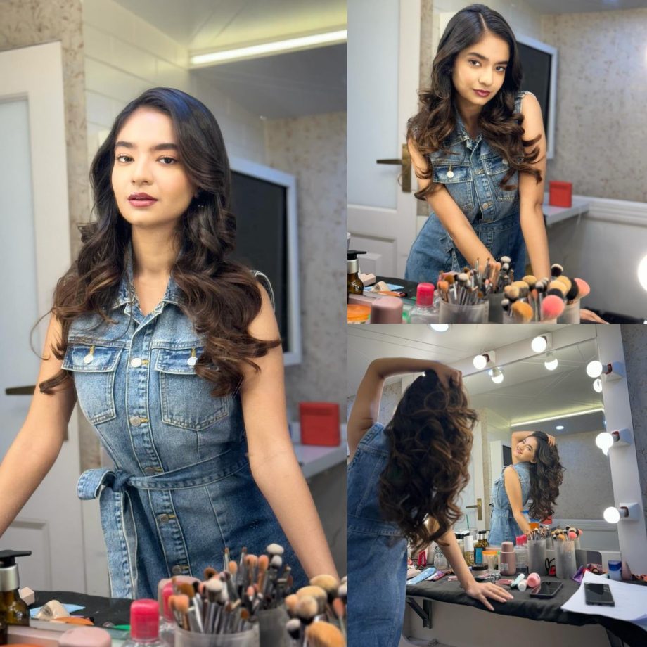 Anushka Sen Redefines Denim Style In Stunning Bodycon Dress, See How 887188