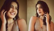 Raashii Khanna Channels Her Inner Beauty In Comfy Brocade Salwar Suit, Take a Look