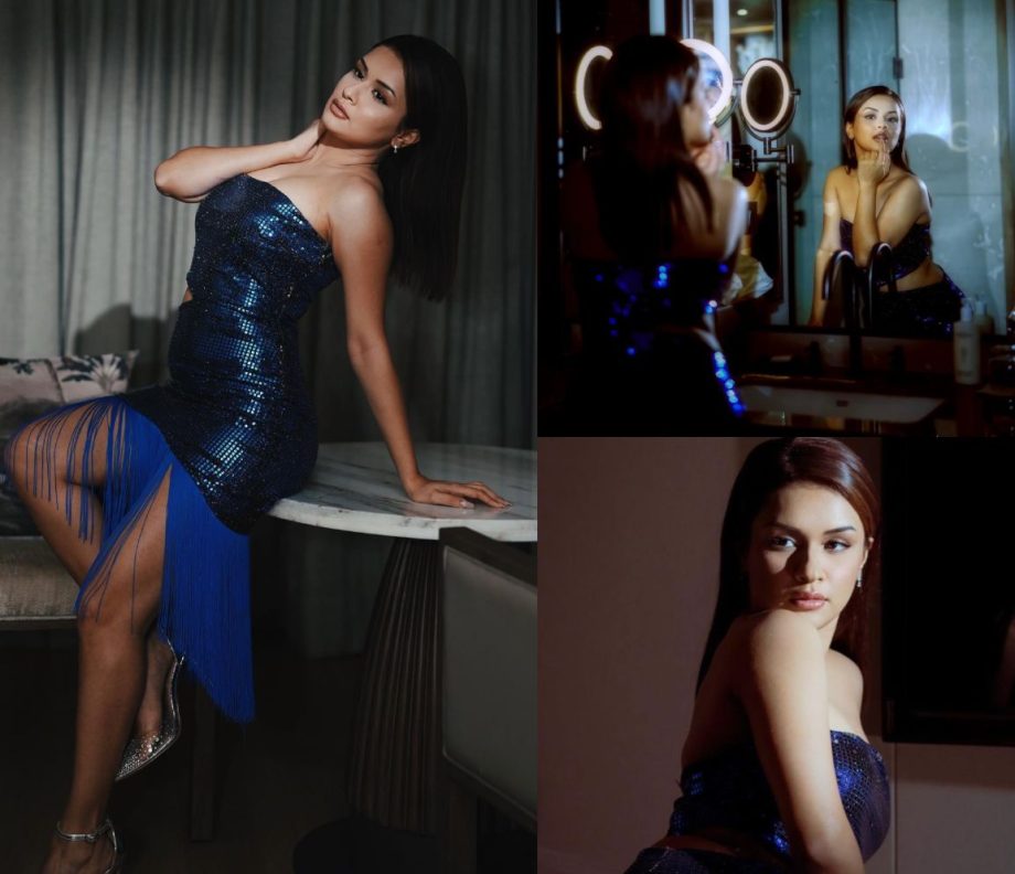 Avneet Kaur Unveils Her Captivating Fashion Moments In Blue Shimmery Dress; See Pics 885289