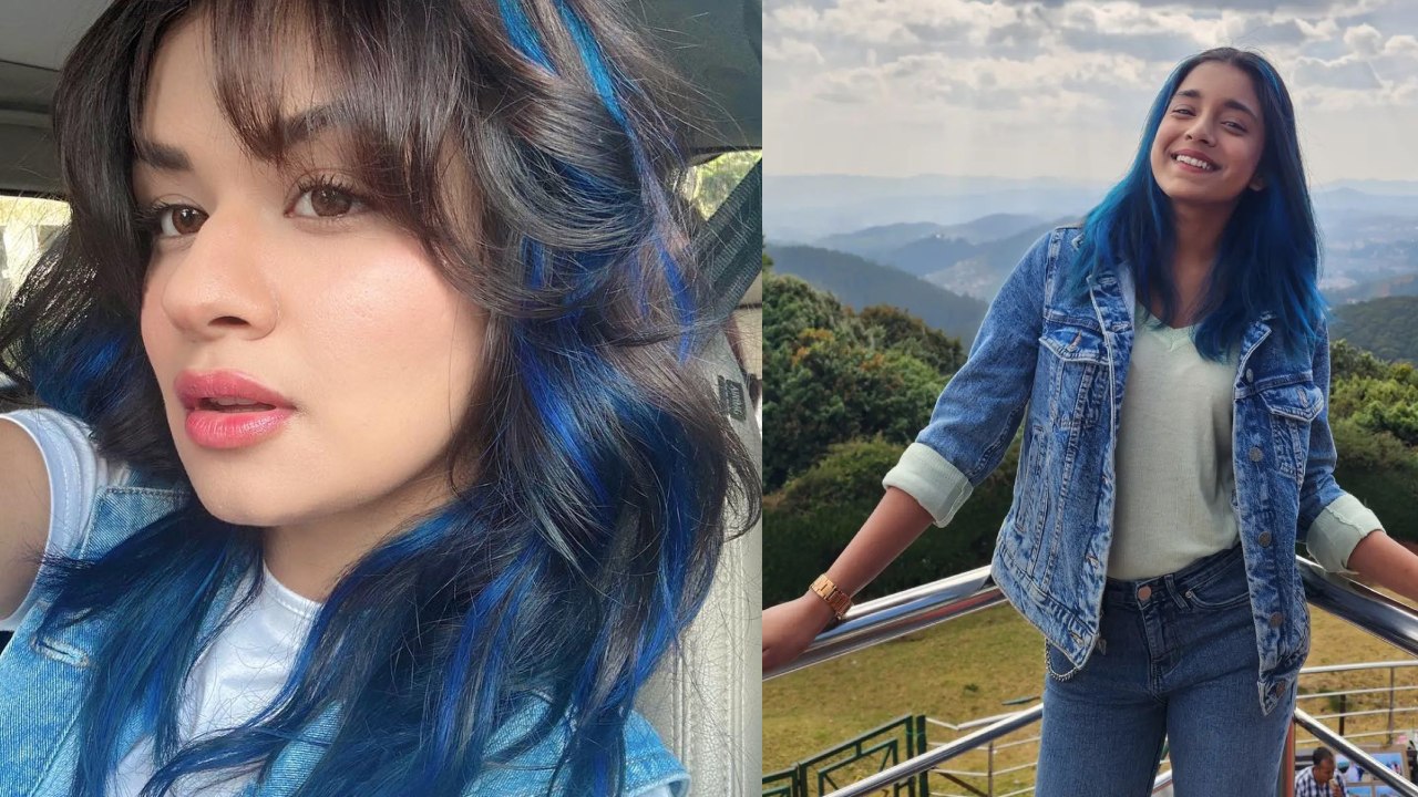 Be Summer-ready Like Avneet Kaur And Sumbul Touqeer In Blue Hair 888915