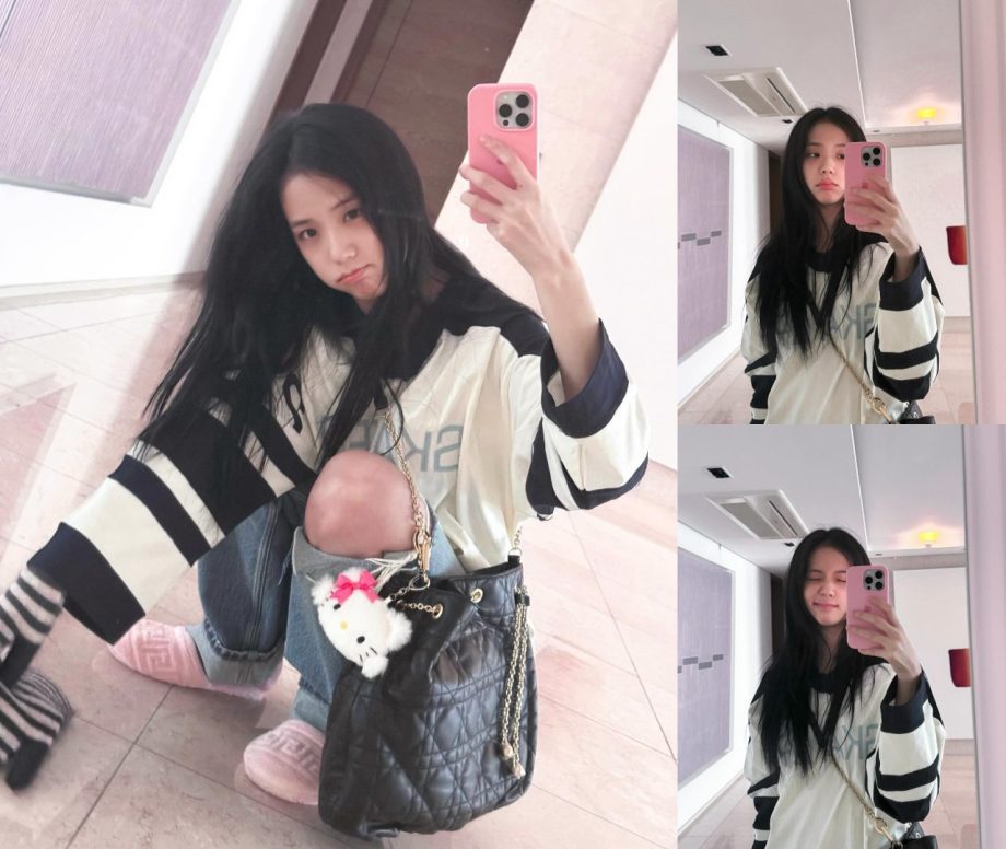 Blackpink Jisoo Gets Candid Showcasing Quirkiness In Mirror Selfies 886828