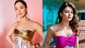 Bollywood Divas Tamannaah Bhatia & Urvashi Rautela Flaunt Their Perfect Figures In Metallic Dress