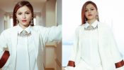Boss It Up Like Rubina Dilaik In White Pantsuit With Traditional Jewellery 889063