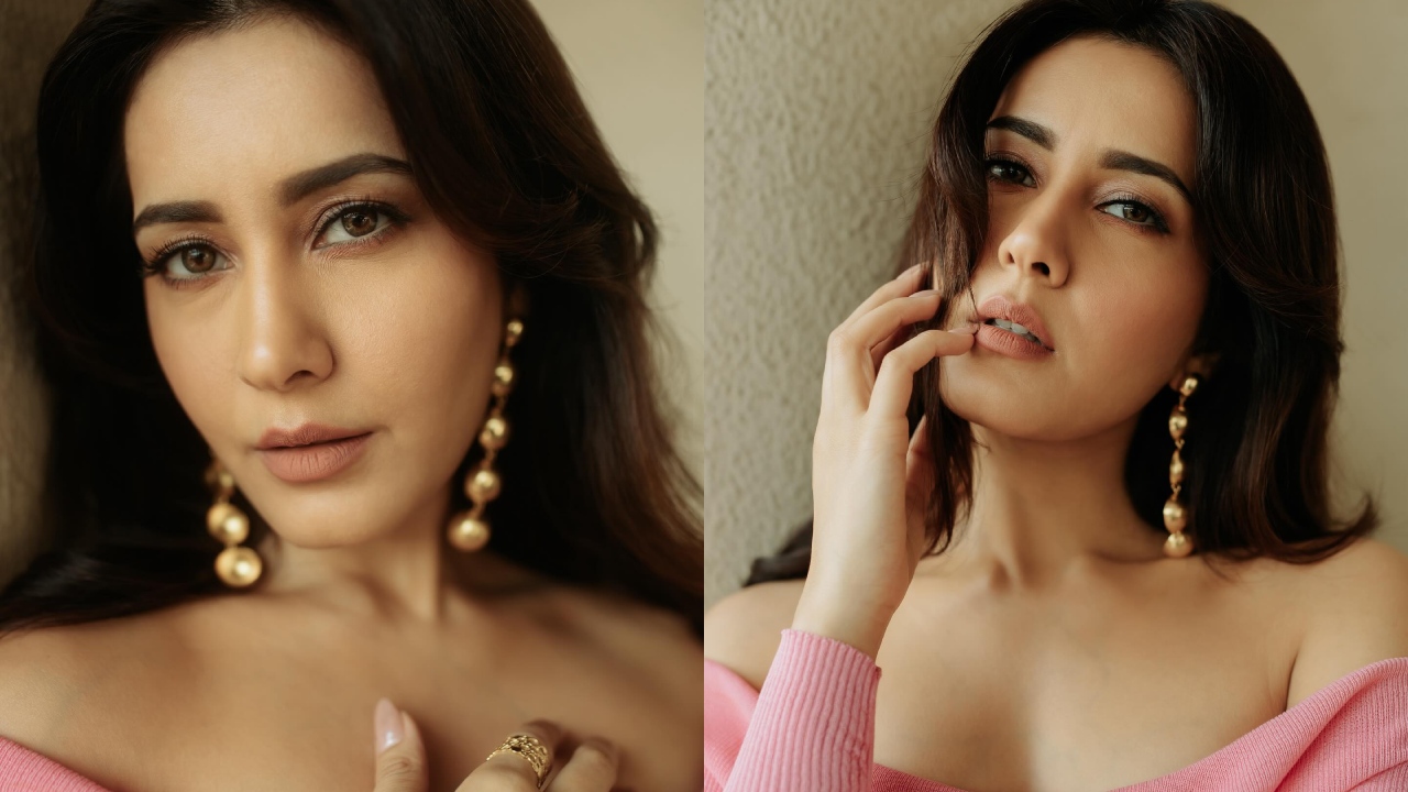 Casual Glam: Raashii Khanna’s Chic Style Statement In A Pink Top And White Pants 886768