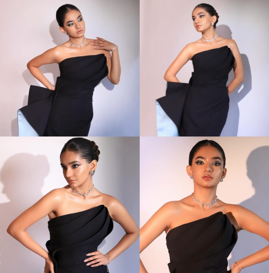 Check Out: Anushka Sen Looks Like A Vision In A Black Strapless Gown, See Pics 887906