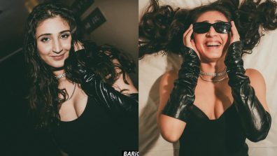 Check Out: Dhvani Bhanushali Gives Us Lady Rider Vibes in Black Top-Pants With Gloves; See Pics