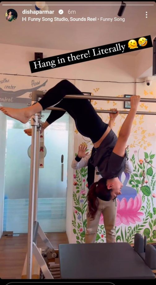 Check Out: Disha Parmar Shares Her Hanging Workout Routine; See Pics 885604