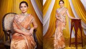 Check Out: Sonalee Kulkarni's Looks Like A Vision Of Ethereal Beauty In A Peach Tissue Saree 887374