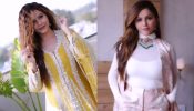 Chic to Classic: Rubina Dilaik’s Mesmerizing Shift from Pantsuit to Graceful Anarkali