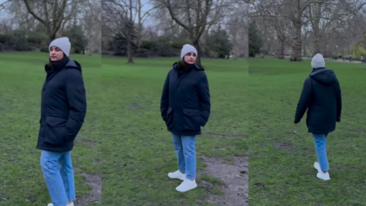 Chill Vibes: Parineeti Chopra Enjoys London Winter In A Blue Jacket And Jeans, Watch! 887346