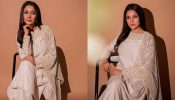 Classic Charm: Shehnaaz Gill Shows Her Ethnic Elegance In An Ivory Salwar Suit