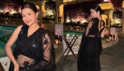 Ethereal Elegance: Avneet Kaur Channels Classic Glamour In A Black Net Saree 888440