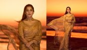 Ethereal Elegance: Priya Bapat Sets Heart Aflutter In A Gold Saree; See Pics 885716