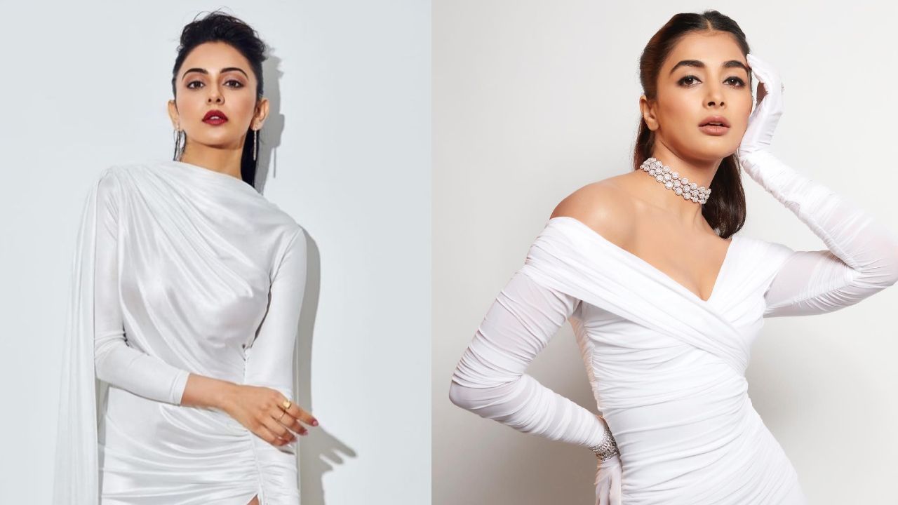 Fashion Battle- Rakul Preet Singh Or Pooja Hegde: Which Diva Is Slaying In A White Gown? 887551