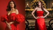 Fashion Showdown: Shilpa Shetty vs. Malaika Arora: Who Looks Captivating In Red Strapless Gown?