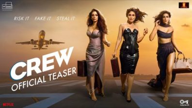 Fasten your seat belts for the most sensational and entertaining ride with Tabu, Kareena Kapoor Khan, and Kriti Sanon starrer Crew! The makers to launch the much-awaited trailer on 16th March