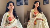 Flawless Beauty: Nora Fatehi Raises Ethnic Fashion Bar In An Ivory Printed Anarkali Set, See Pics! 888809