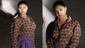 Get Inspired: Rashami Desai’s Classy Fusion Look In A Creamy Printed Shirt And Lilac Skirt