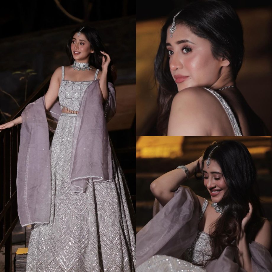 Get Ready This Sangeet Ceremony Like Shivangi Joshi In Lavender Lehenga 884970