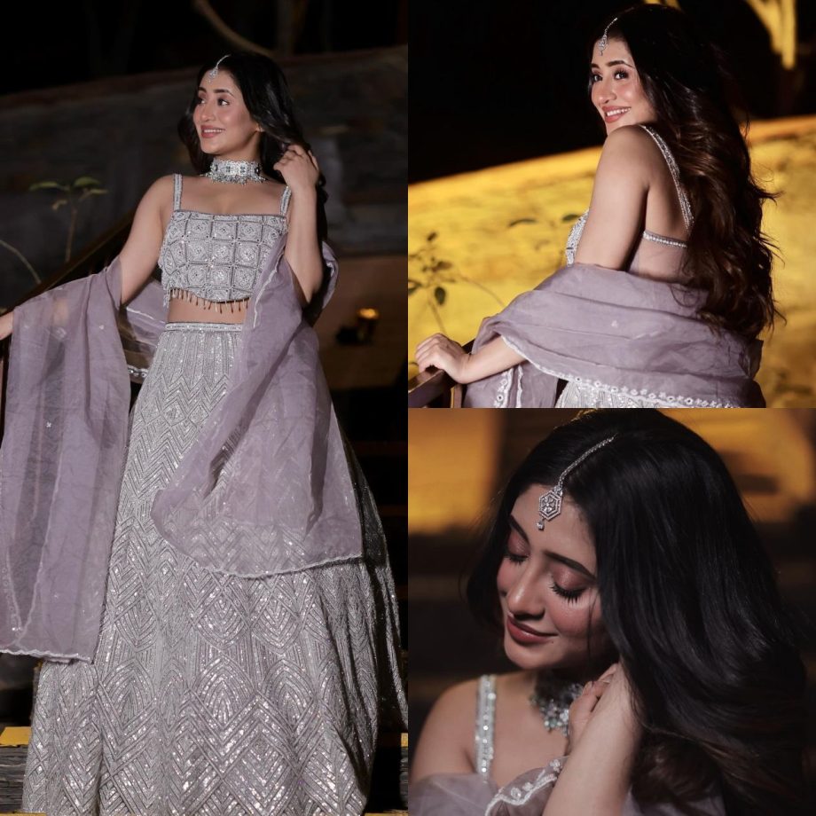 Get Ready This Sangeet Ceremony Like Shivangi Joshi In Lavender Lehenga 884971