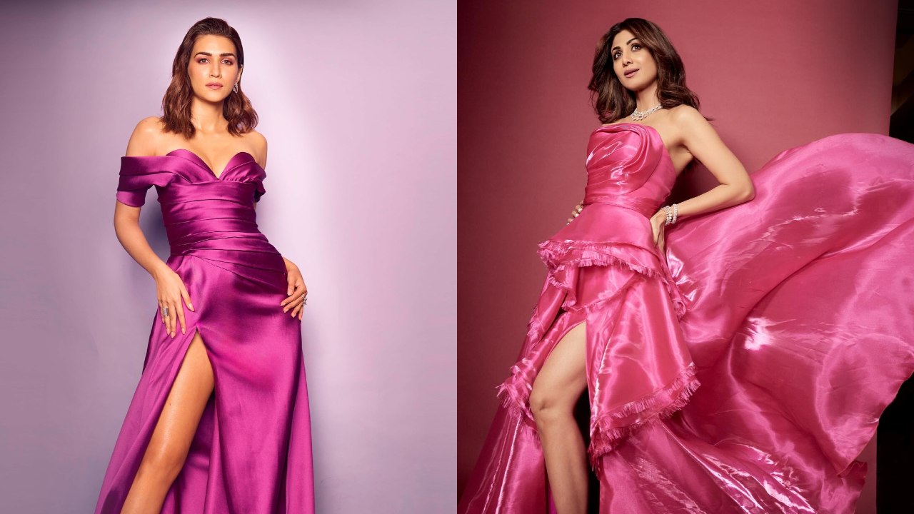 Glamour Showdown: Kriti Sanon vs. Shilpa Shetty: Who Stuns In Evening Gown? 887223