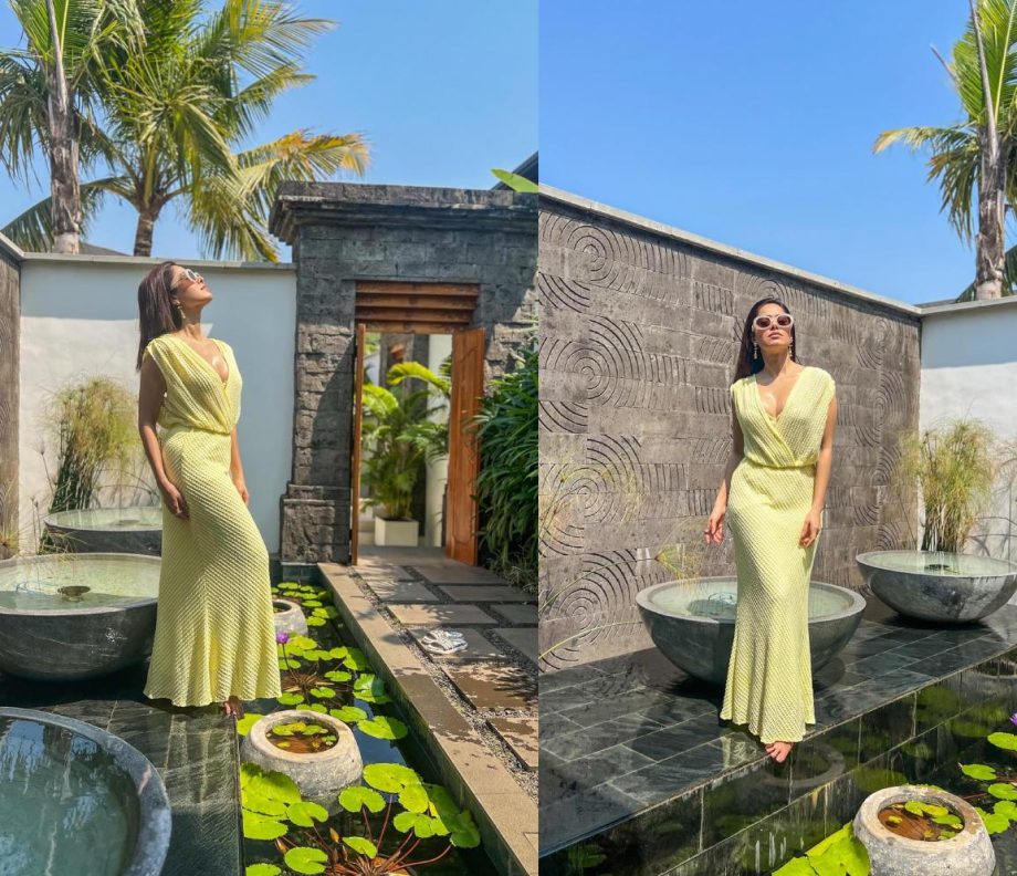 Golden Glow: Nushrratt Bharuccha Sets New Style Trends In A Dazzling Yellow Dress 885434