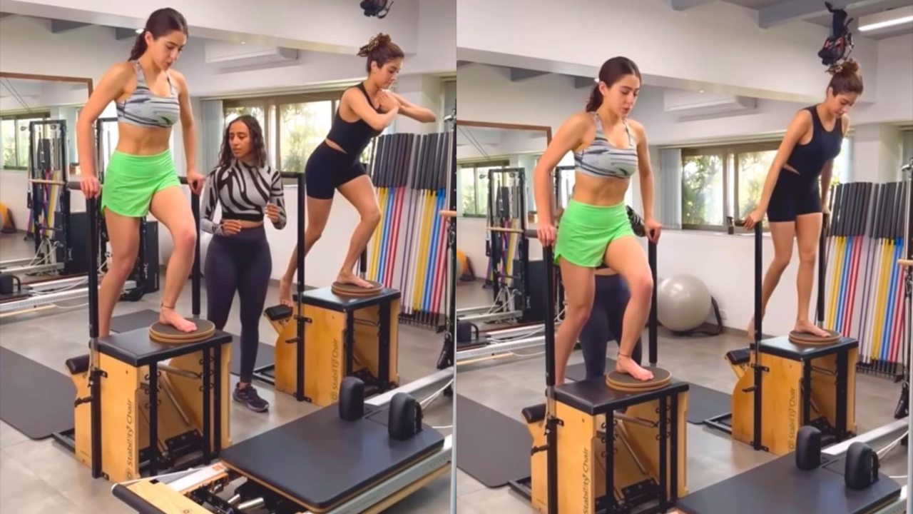 Gym Buddies: Sara Ali Khan and Janhvi Kapoor Team Up for Intense Workout, Leaves Fans Impressed! 887641