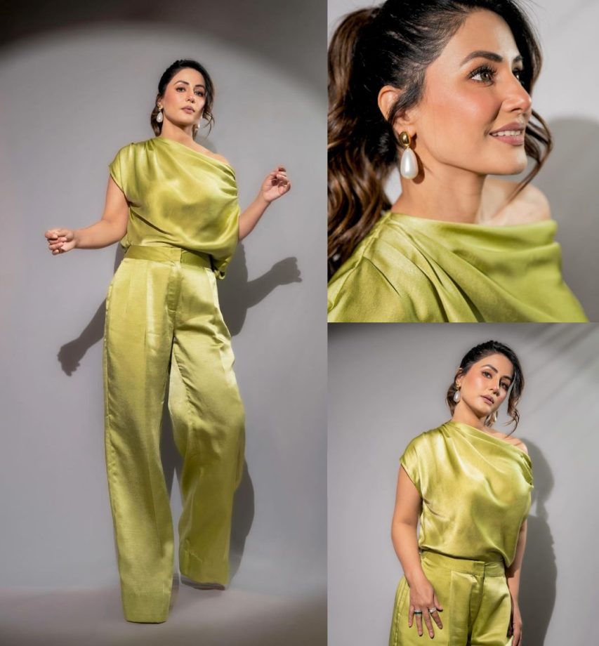 Hina Khan Sets Fashion Statement In A Green Co-Ord Set, Check Now! 888432